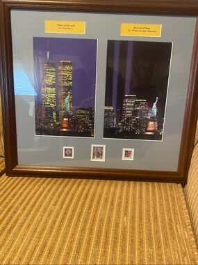 USPS Commemorative World Trade Tower Photos Unused Condition